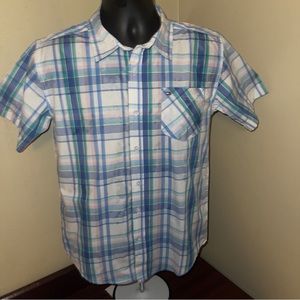 Brand : Tommy Hilfiger Size : XL Color : Milti plaid white and Blue